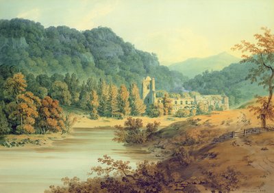 Dunkeld Cathedral by Hugh William Williams